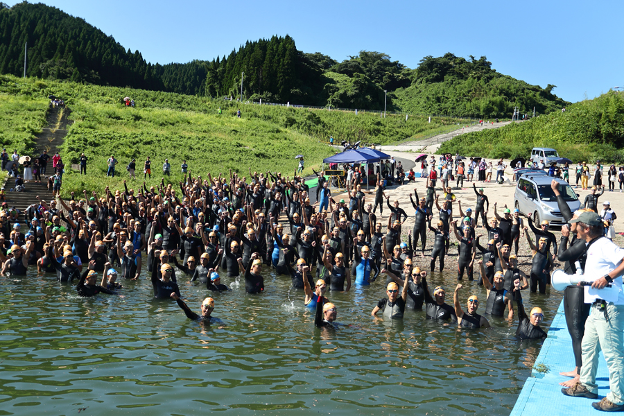 さくらおろち湖トライアスロン