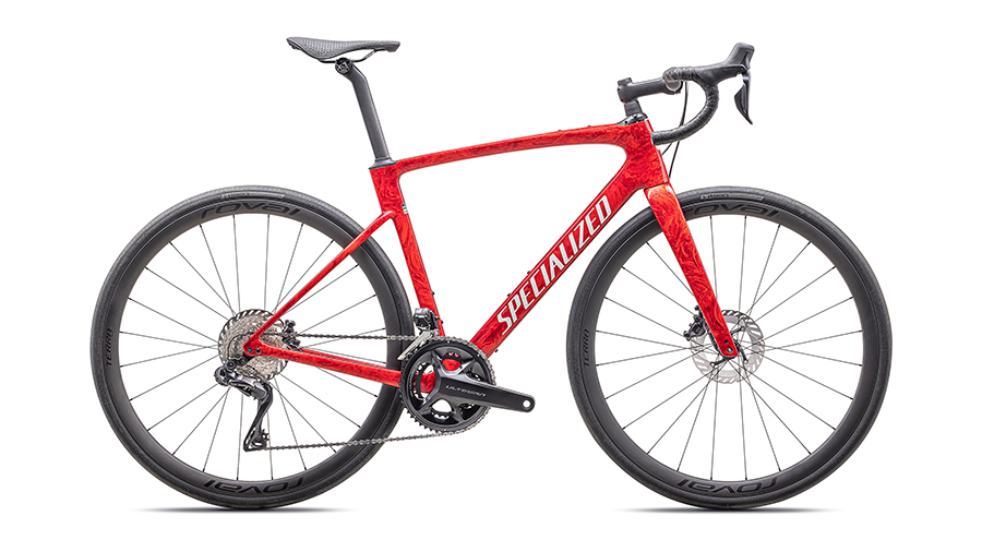 Roubaix SL8 Pro (Gloss Red Pearl + Fiery Red Strata/Dune White)