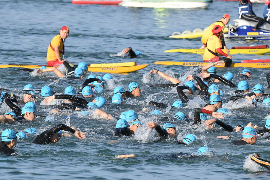 五島長崎国際トライアスロン　写真＝事務局提供